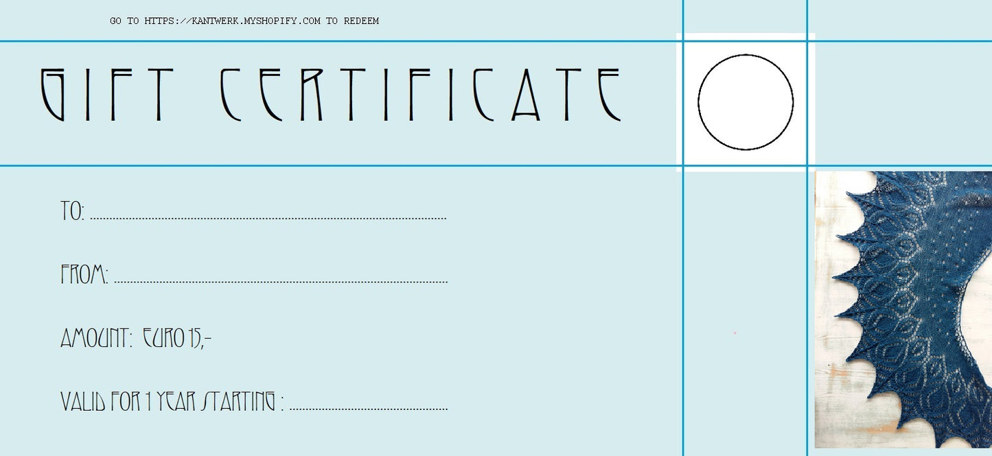 A Passion For Lace Gift Card