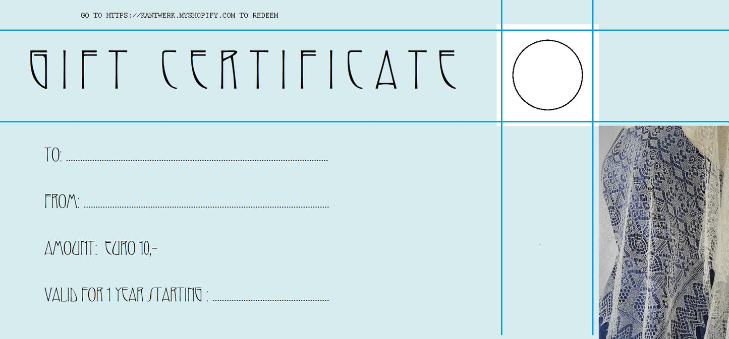 A Passion For Lace Gift Card