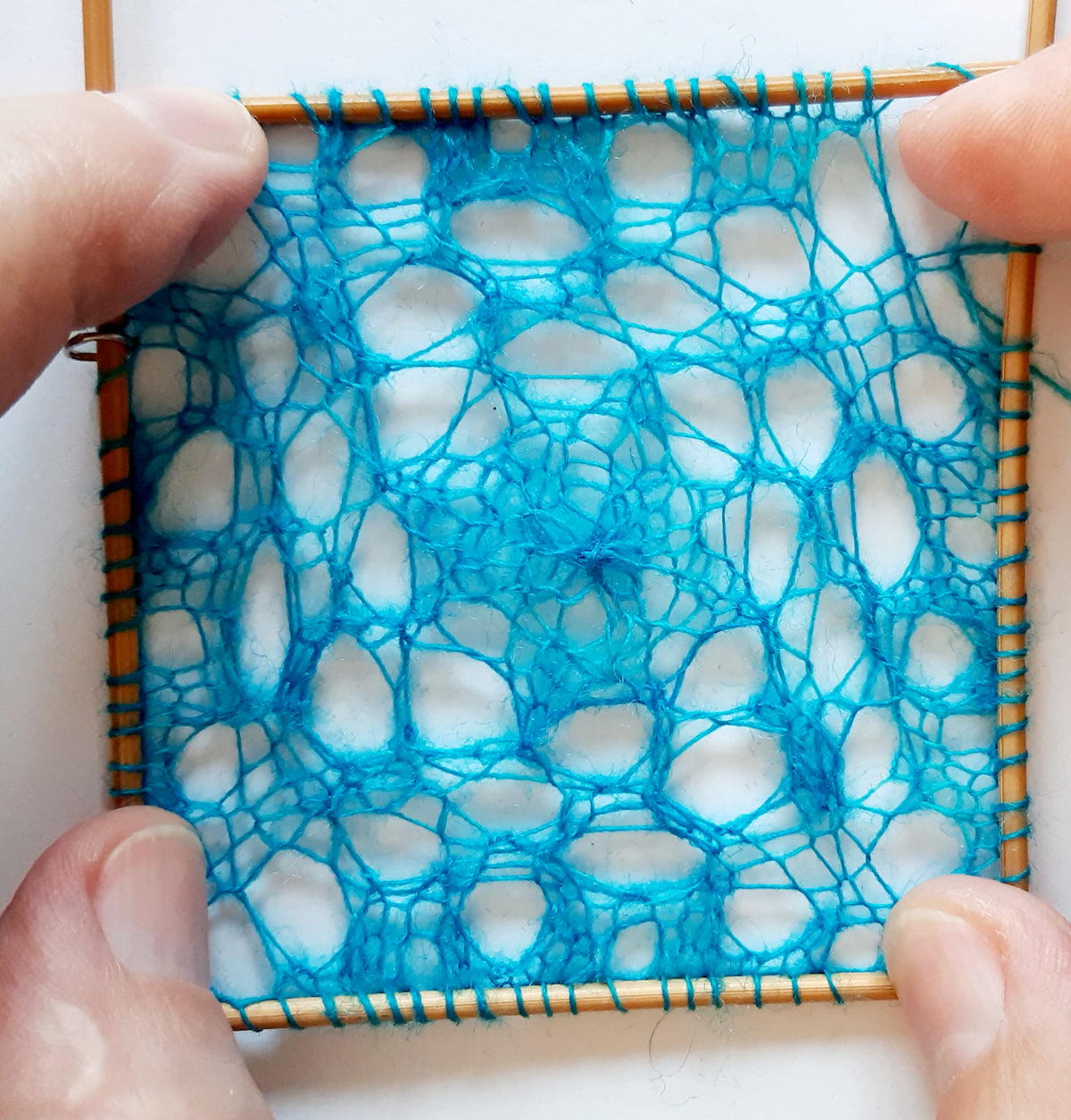 Ocean, a Fine Shetland Lace bauble, PDF.