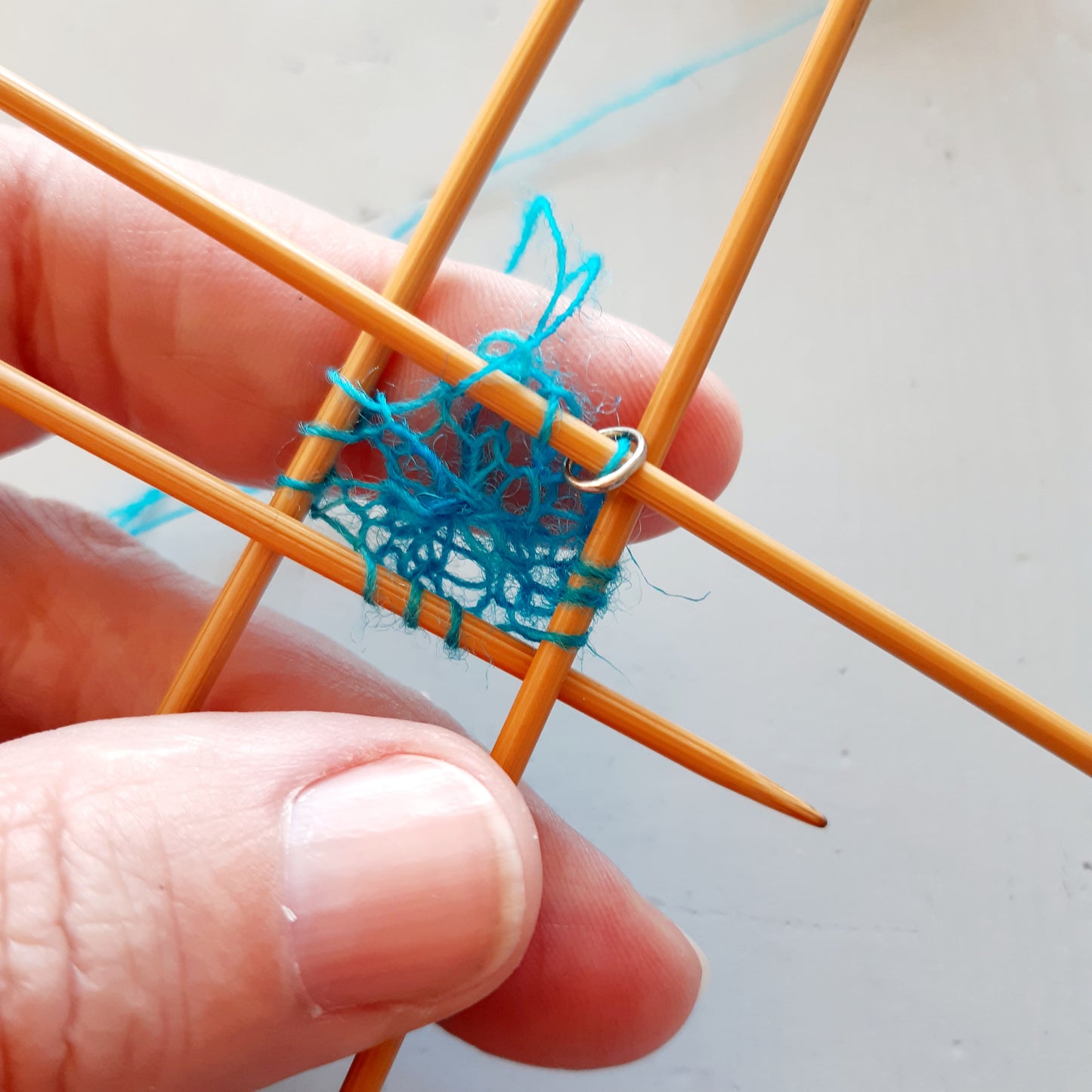 Ocean, a Fine Shetland Lace bauble, PDF.