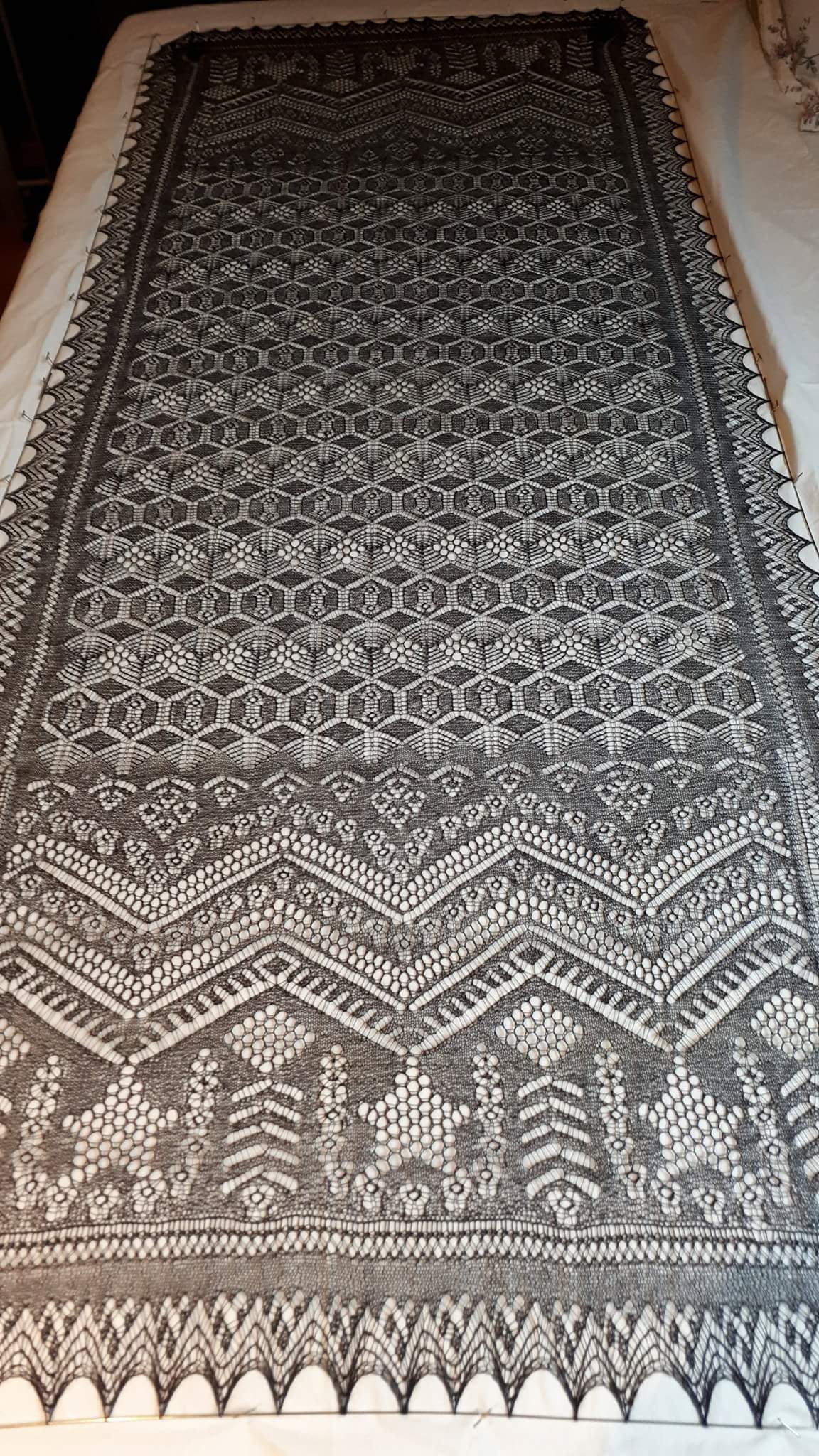 The Shetland Stars Rectangle Shawl NL PDF